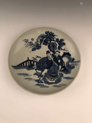 Chinese Blue and White Plate