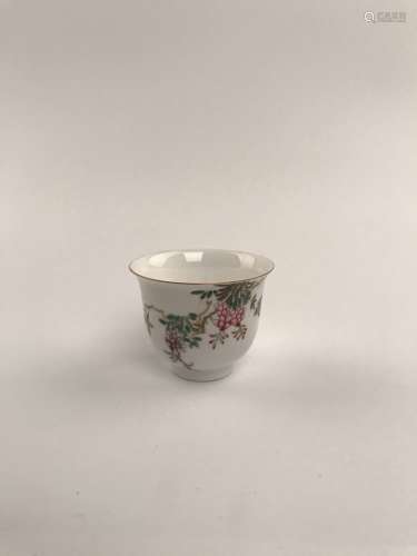 Chinese Famille Rose Tea Cup