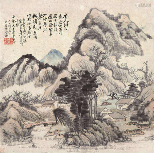 林纾 山水