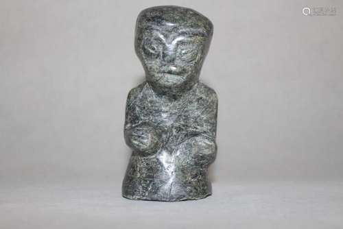 Carved Stone Statue Figure 