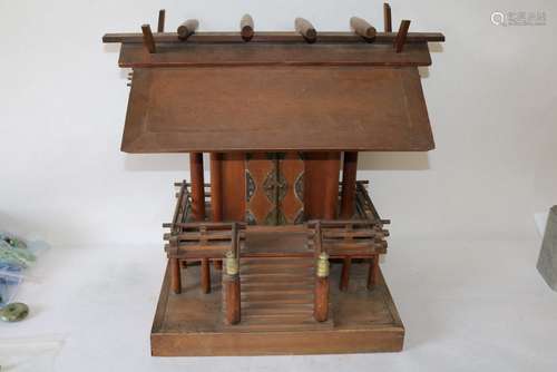 Japanese Wood Hand Made Spirit House