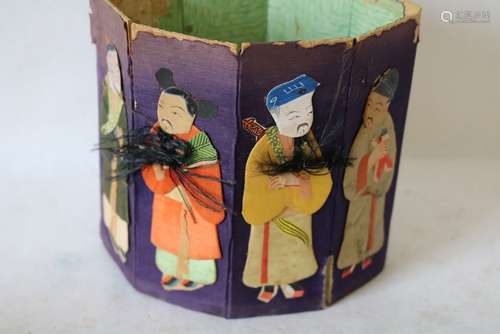 8 sided card board holder with Silk & real Hair, Immortals