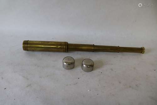 Depose France Brass Telescope/Spy Glass