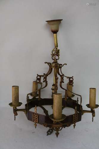 Antique Chandelier, with candle lights