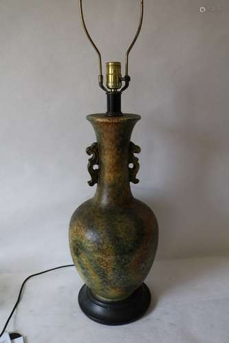 Asian style Pottery Lamp