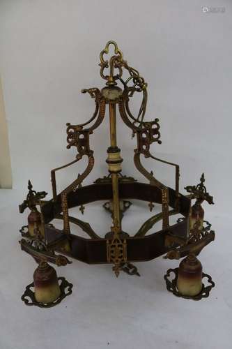 Antique Chandelier, 5 lights