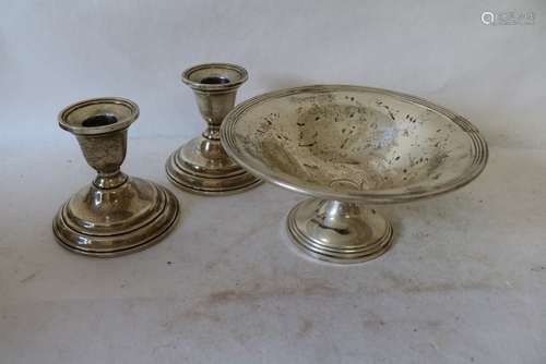 3 piece Sterling Silver lot, weighed