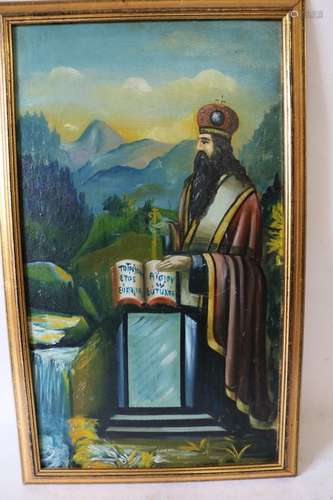 1934 Religious Oil Painting on Board