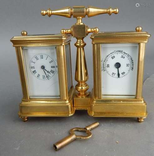 Miniature Double Carriage Clock