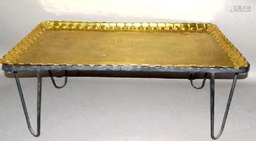 Brass Hand Hammered Wall Hanging / Table