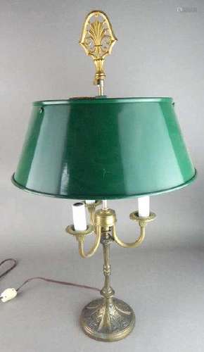 Modern French Bouillotte Bronze Lamp