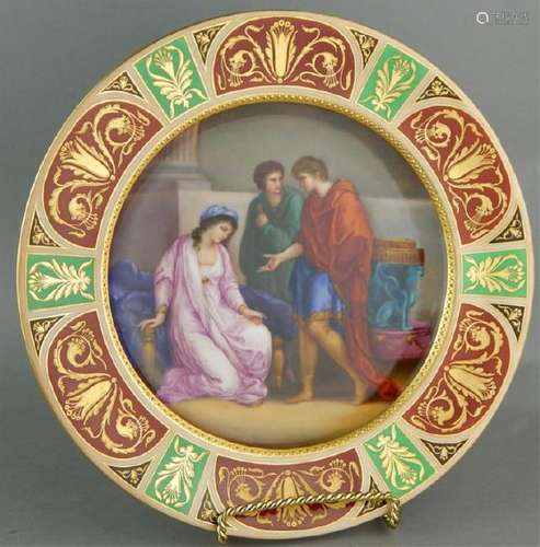 19th Century Royal Vienna Porcelain Plate