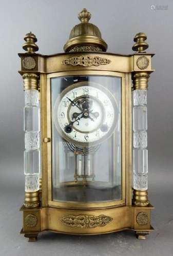 Crystal Regulator Mantle Clock