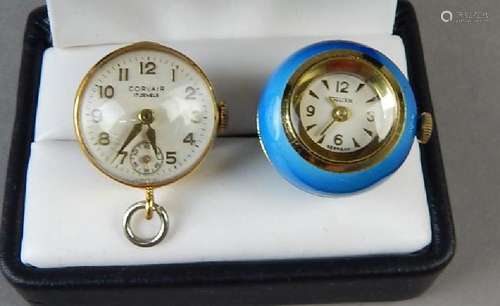 Two Necklace Pendant Watches