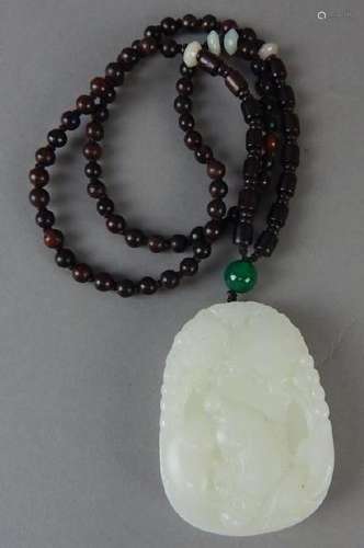 Hetian Jade Carved Necklace