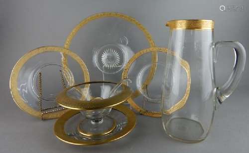 Nineteen Gold Edged Pickard Glassware