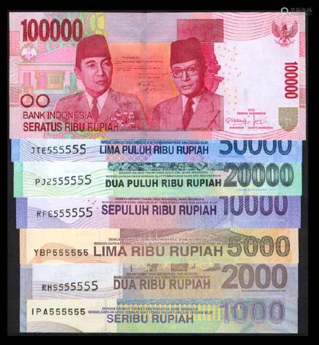 7 Indonesia 1000-100000 Rupiah 2000-15