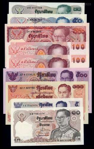 9 Thailand Series 11-13 5-500 Baht 1969-96