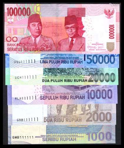 6 Indonesia 1000-100000 Rupiah 2000-14