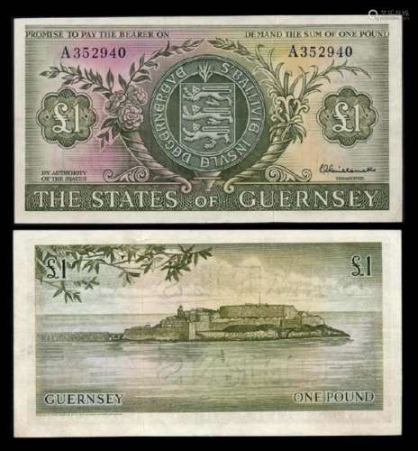 Guernsey Pound 1969-75 VF