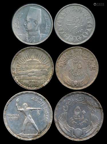 3 Egypt 10-50 Piastres