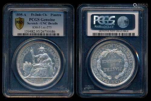 French Indo-China Piastre 1895A PCGS