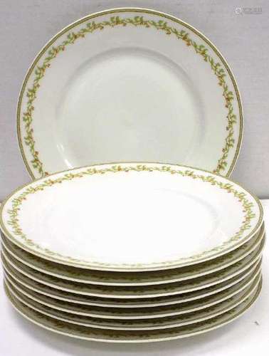 THEODORE HAVILAND LIMOGES DESSERT PLATES Theodore