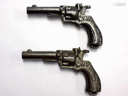 STEVENS SNAP CAST IRON CAP GUN PISTOLS 2 Stevens Snap