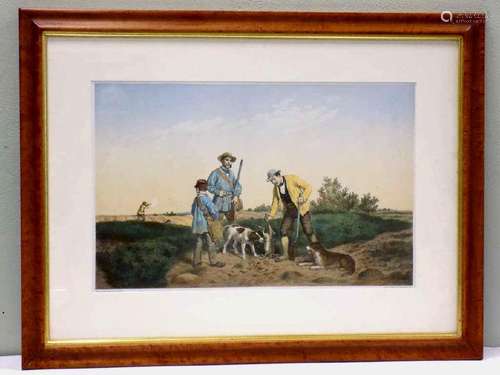 GRENIER - 19TH CENTURY SPORTING LITHOGRAPH Francois