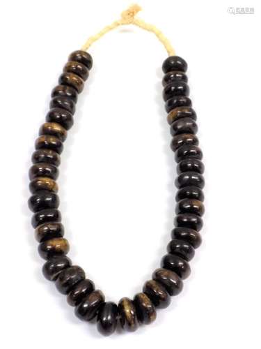 AFRICAN BONE BEAD NECKLACE