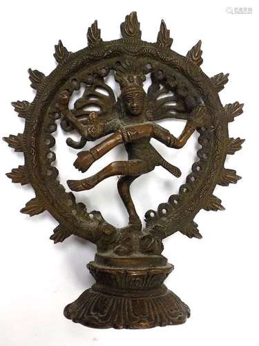 SHIVA NATARAJA BRONZE BODHISAATVA BUDDHA