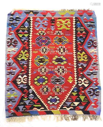 CAUCASIAN KILIM PRAYER RUG