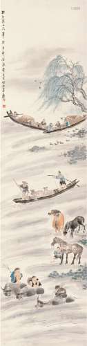 金 榕（1885～1928） 江滨欢乐图