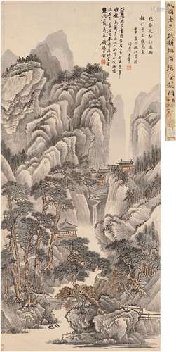 吴谷祥（1848～1903） 临王翚山水