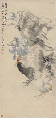 任伯年（1840～1895） 德禽双栖图