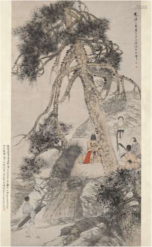 任伯年（1840～1895） 东山丝竹图