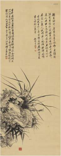 胡公寿（1823～1886） 兰竹双清图