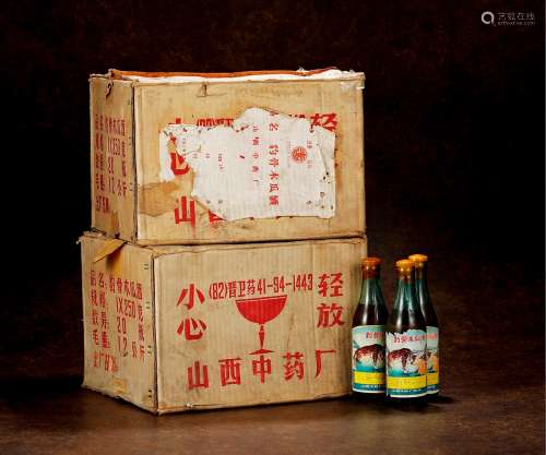 1984年山西中药厂豹骨酒（两原箱）