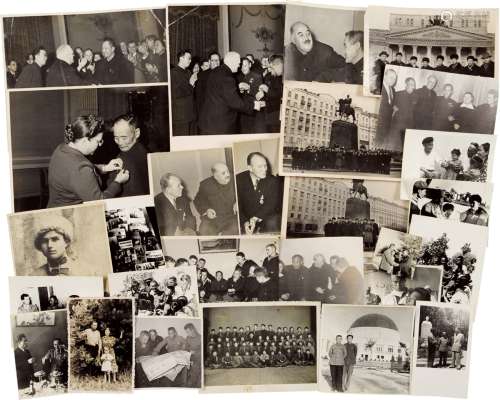 李富清（1898～1972） 1957年访问苏联等旧照片二十九帧