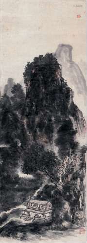 黄宾虹（1865～1955）  别业山居图