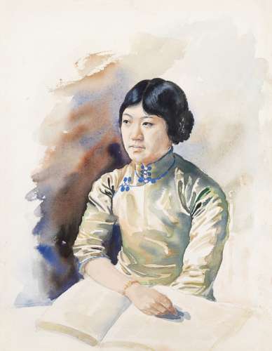 徐悲鸿（1895-1953）蒋碧薇肖像