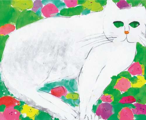 丁雄泉（1920-2010）猫