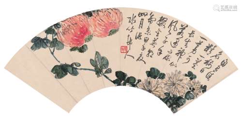 徐世昌（1854～1939）　秋色图