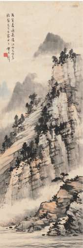 黄君璧（1898～1991） 过嘉陵江