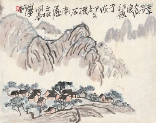 陈子庄（1913～1976） 山居图