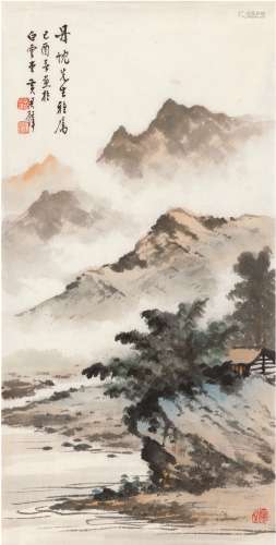 黄君璧（1898～1991）  云山人家图