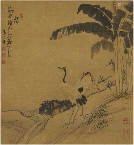 高其佩（1672～1734） 双鹤图