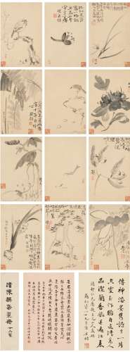 陈 撰（1678～1758） 杂画册