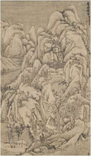 方士庶（1692～1751） 层峦积雪图