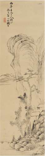 翁同龢（1830～1904） 林崖幽隐图